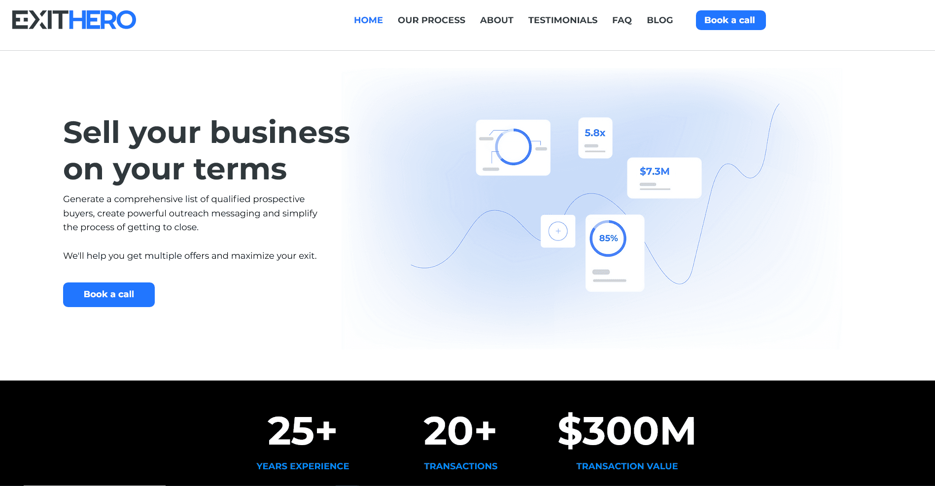 ExitHero Platform Screenshot