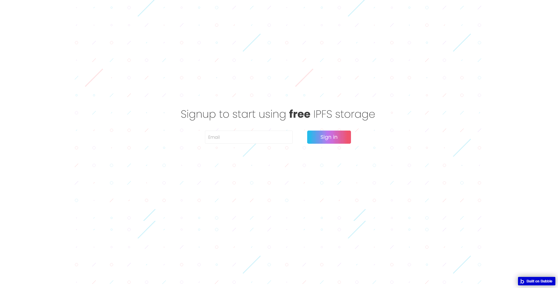 Filecoin Platform Screenshot