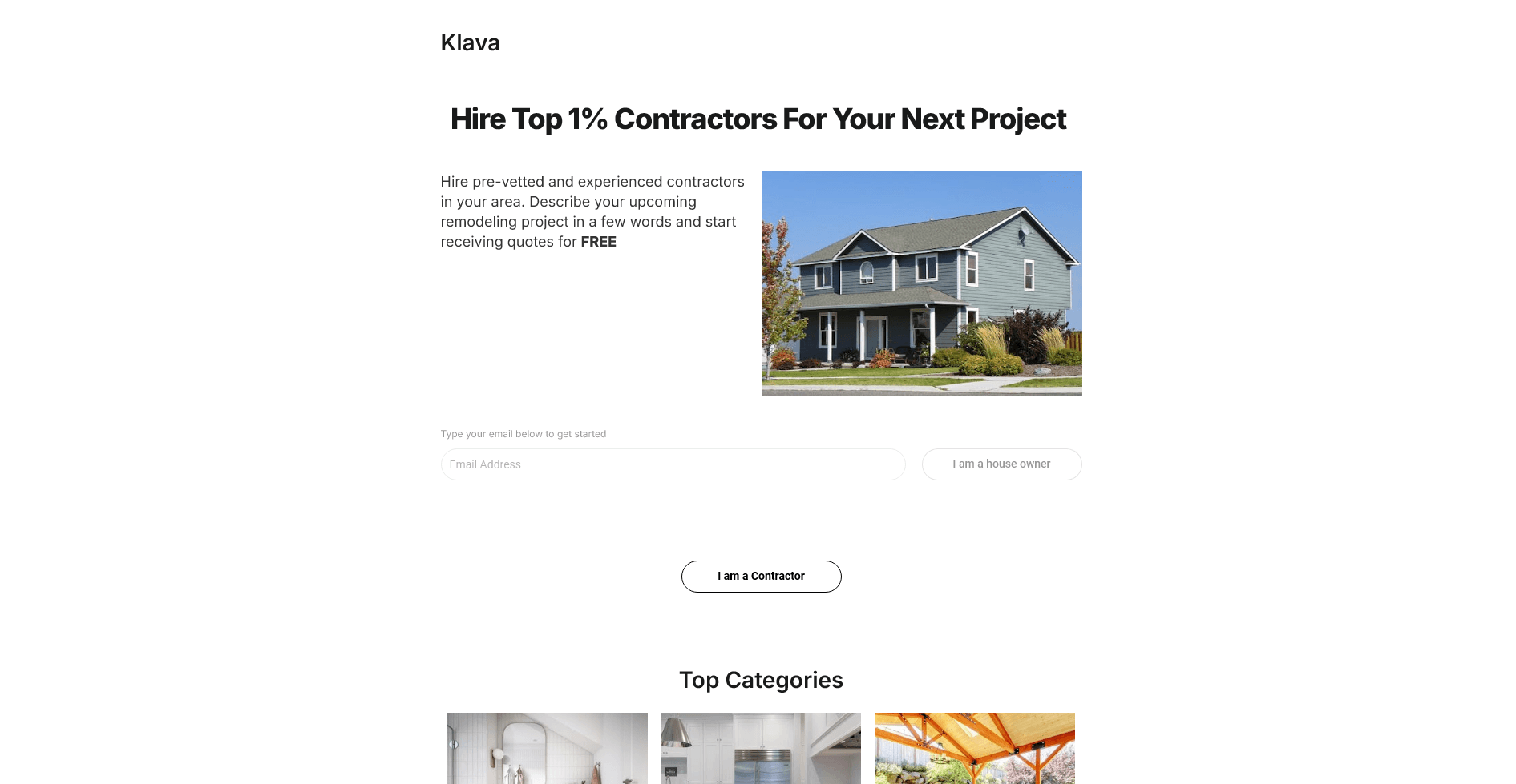 Klava Platform Screenshot