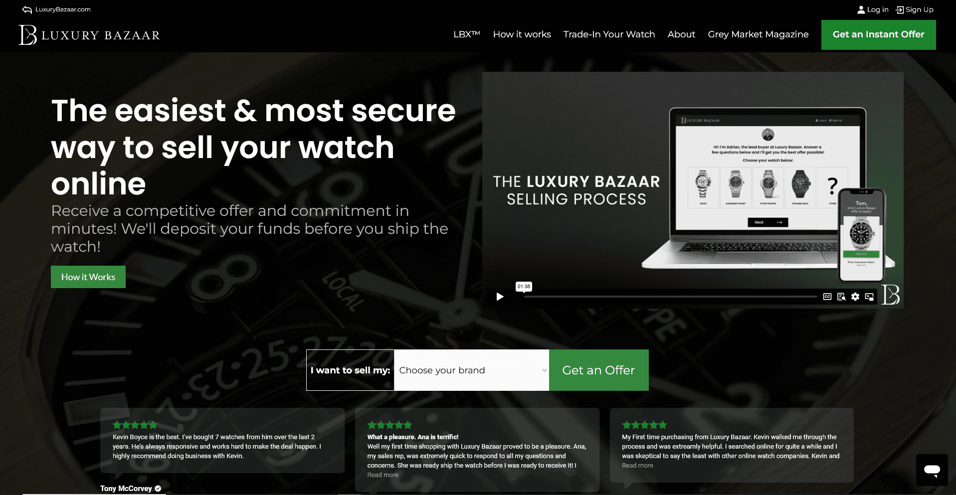 Luxury Bazar Platform Screenshot
